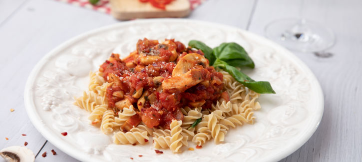 Fusilli amatriciana