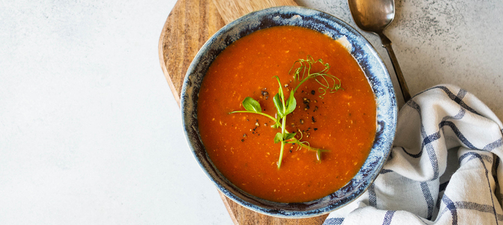 Geroosterde tomatensoep