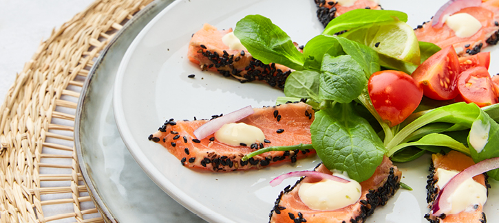 Zalm tataki