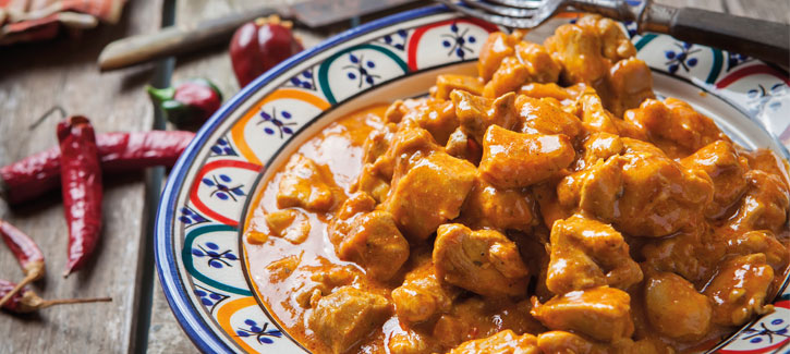 Pittige kip curry masala