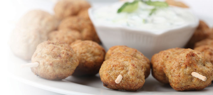 Gehaktballetjes met tzatziki