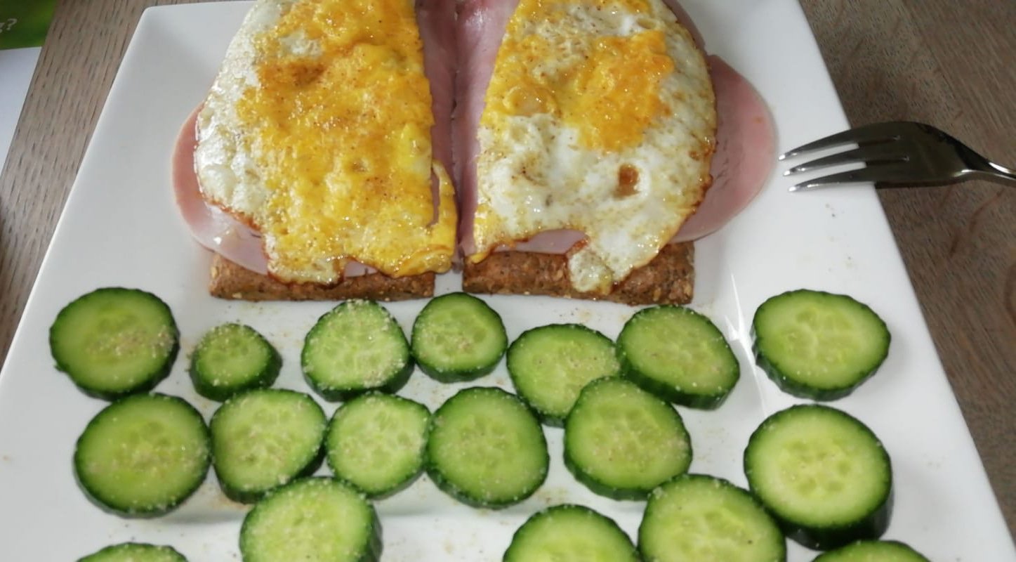 PowerSlim crackers gebakken ei