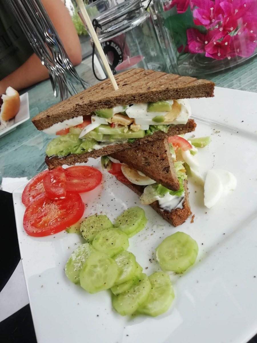Sandwich sesam lijnzaadbrood