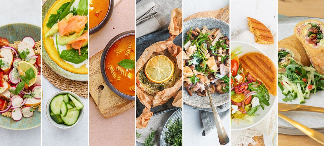 Koolhydraatarm weekmenu – maximaal 7 ingrediënten
